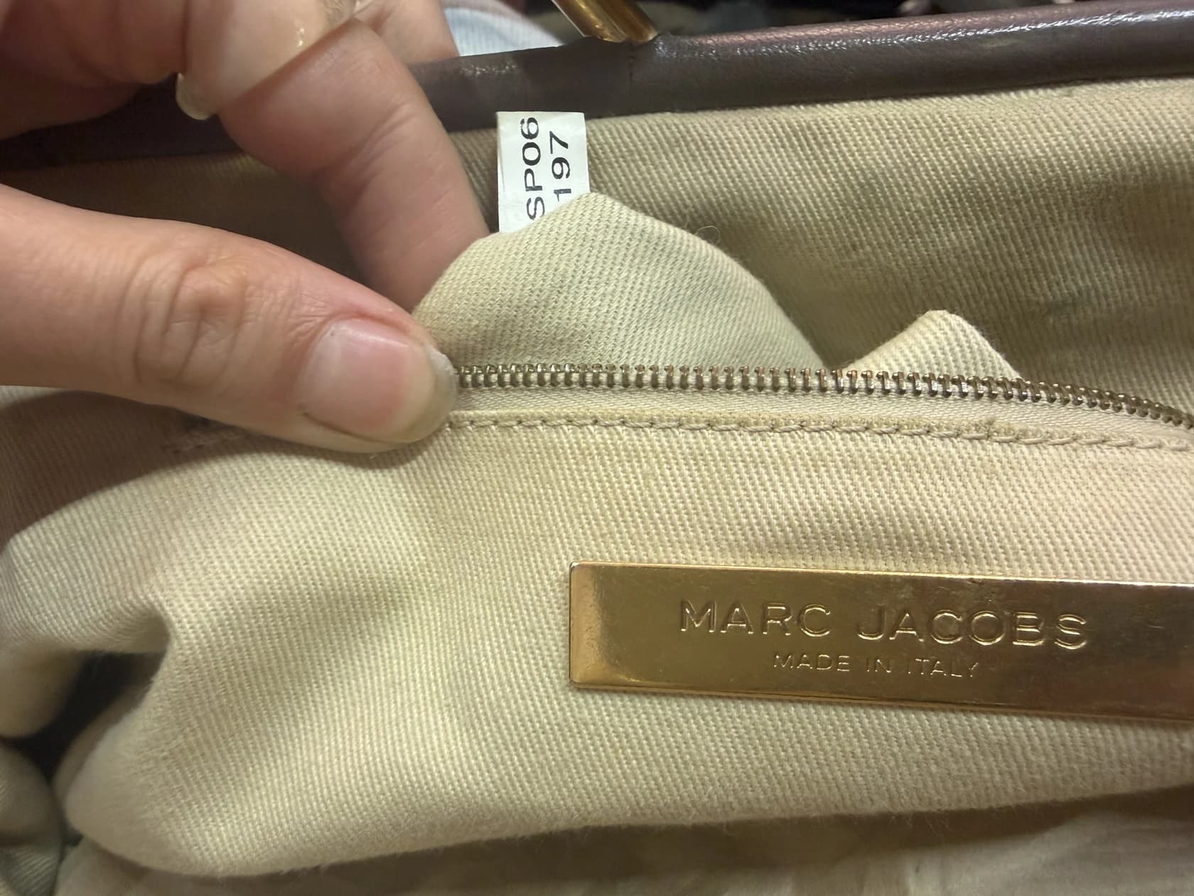 Сумка Marc Jacobs Stam Bag, стеганая кожа taupe — фото 6