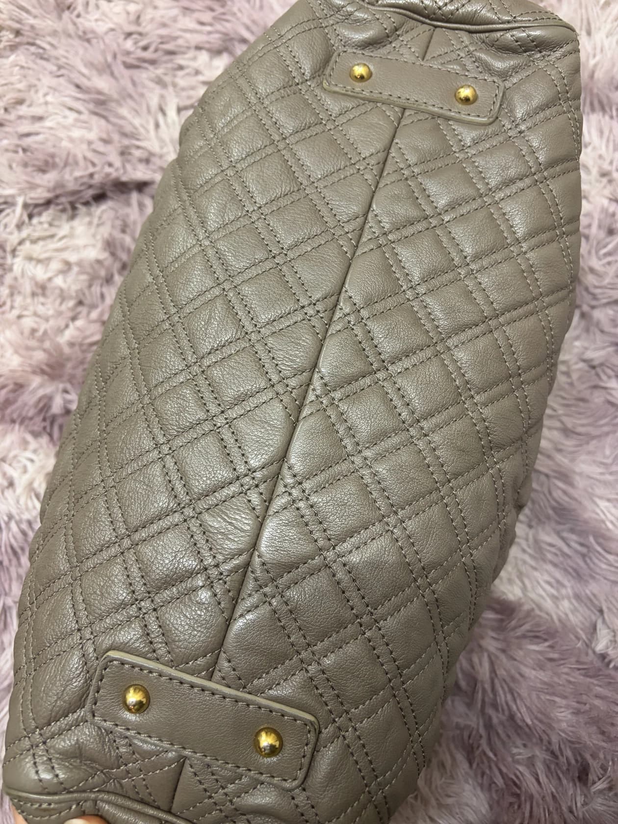 Сумка Marc Jacobs Stam Bag, стеганая кожа taupe — фото 7