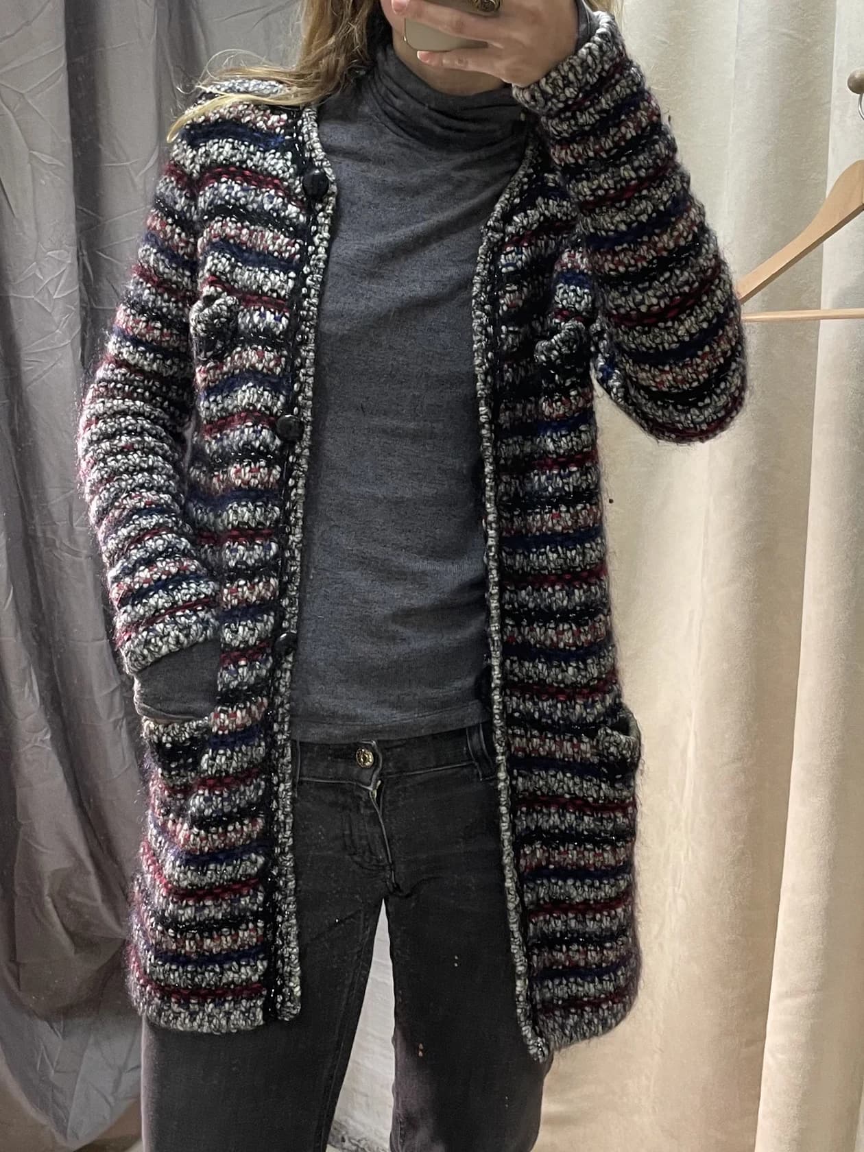 Кардиган Isabel Marant в полоску, 38 размер