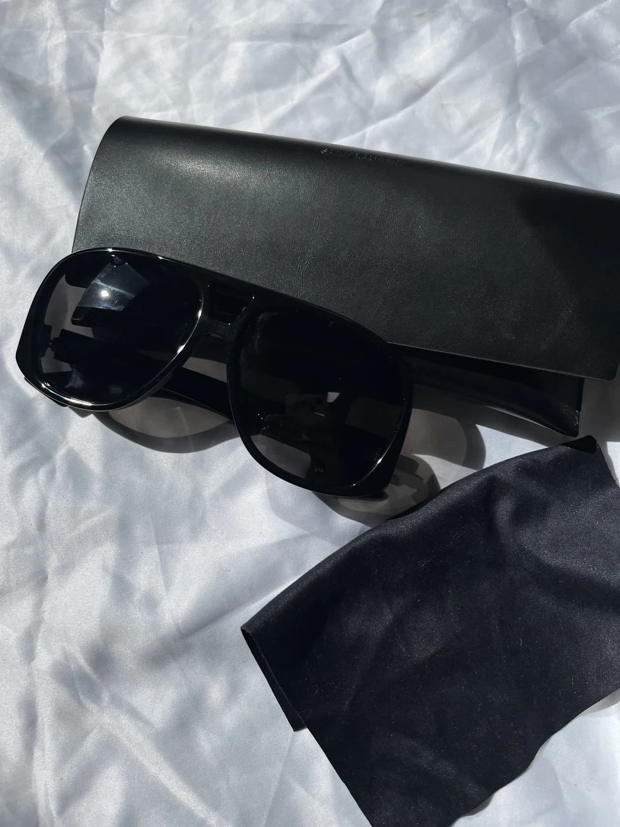 Очки-авиаторы Saint Laurent, ацетатная оправа