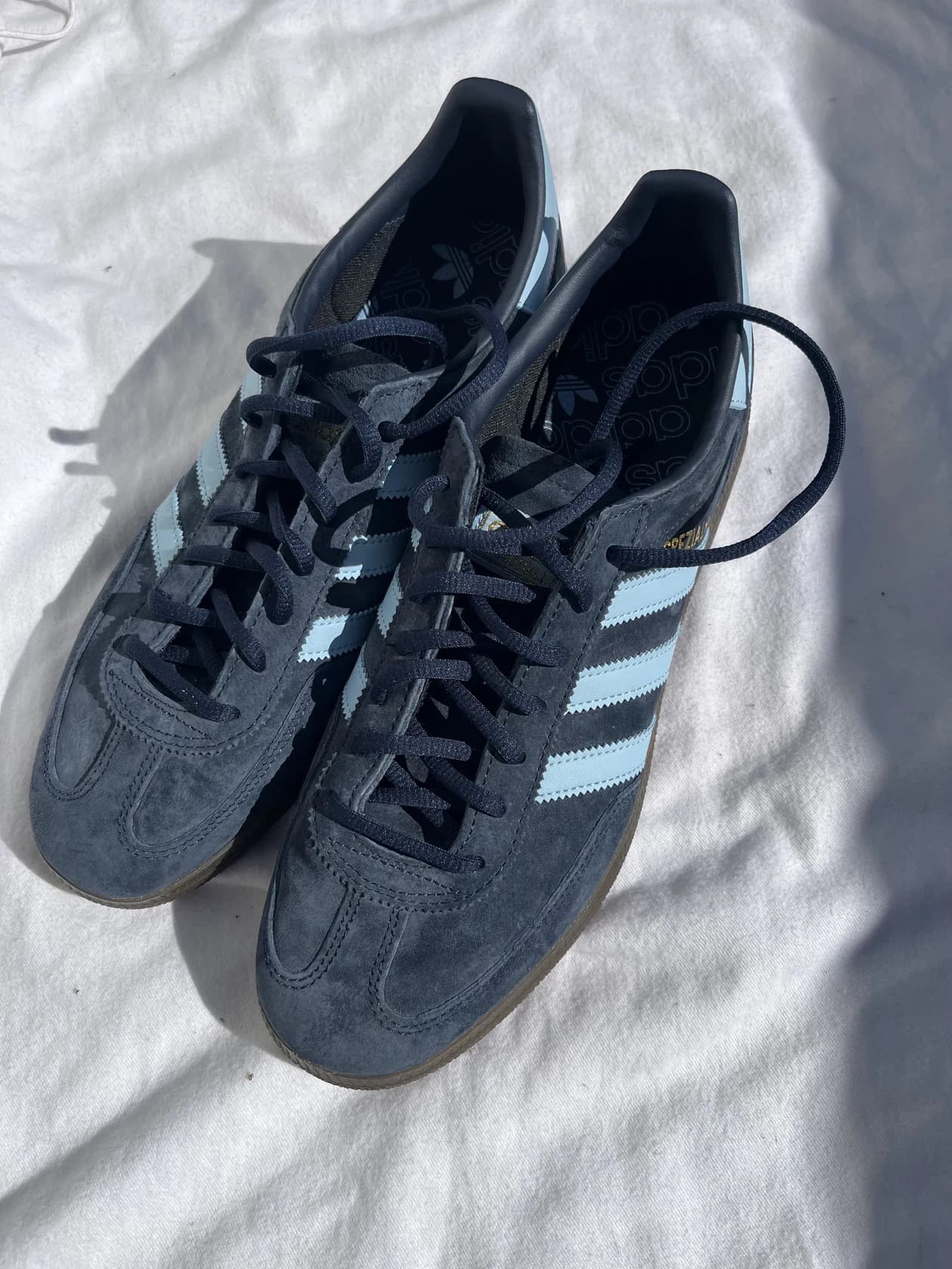 Замшевые кроссовки adidas Spezial, синие