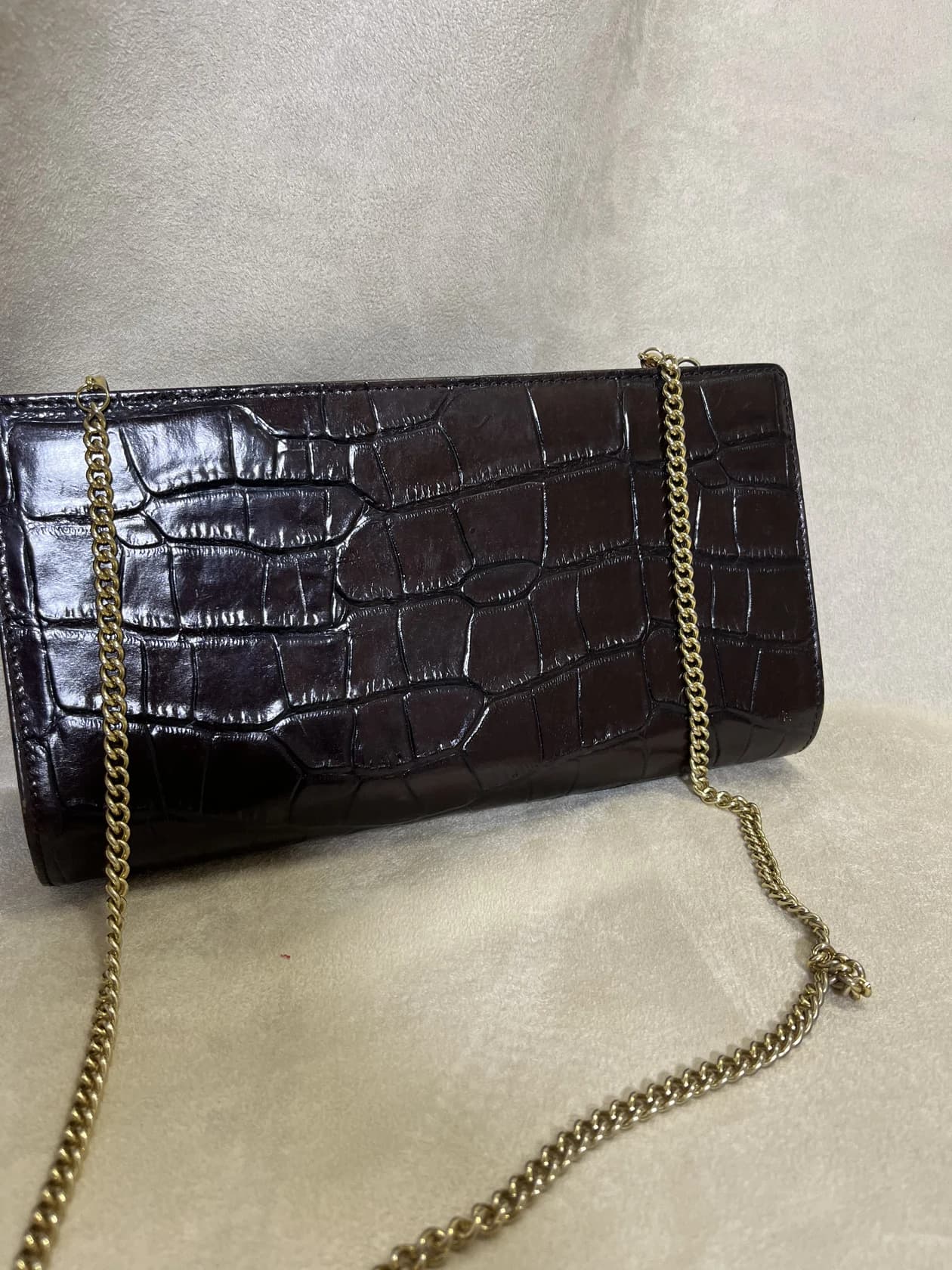Клатч-кроссбоди Vivienne Westwood, кожа под крокодила — фото 2