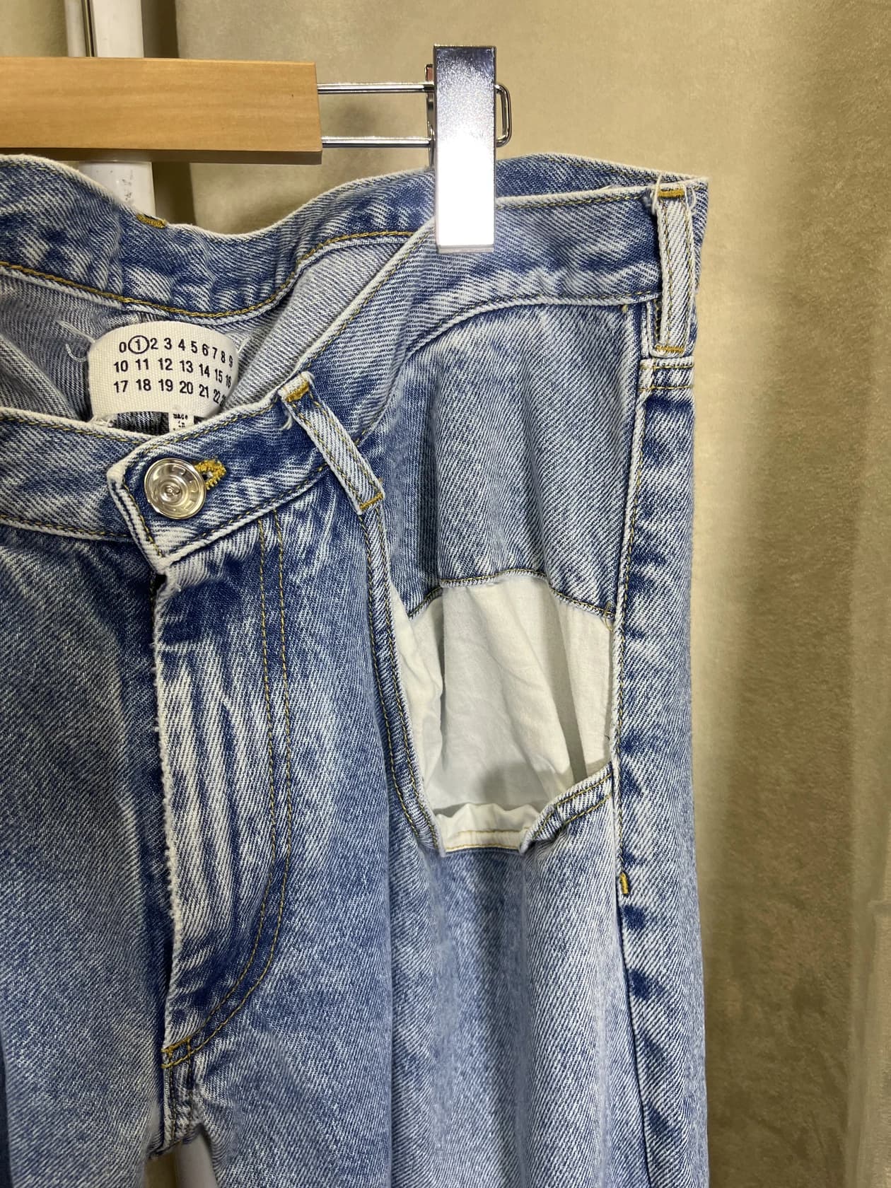 Джинсы Maison Margiela, первая линия — фото 3