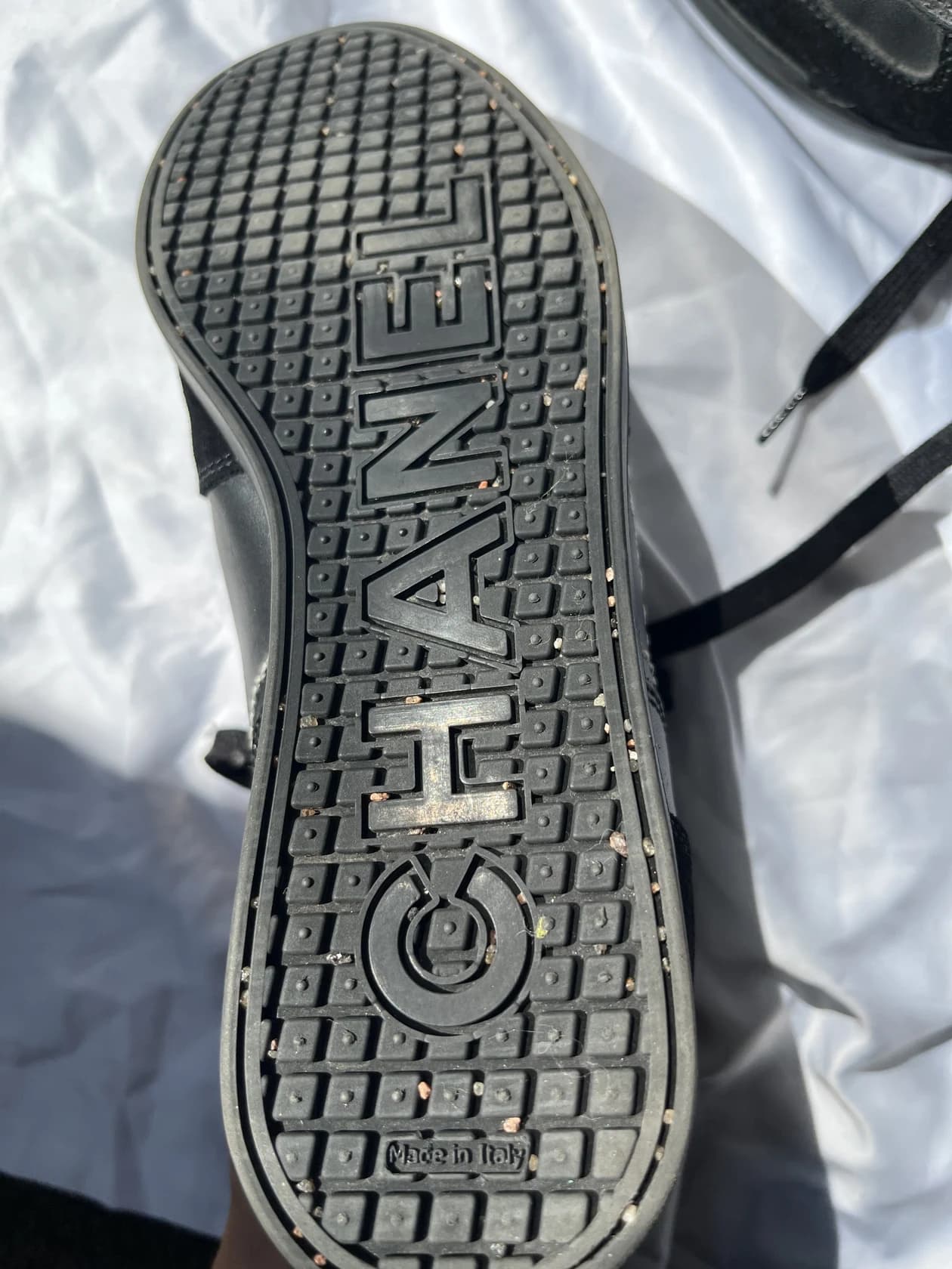 Высокие кеды Chanel Cambon, кожа и замша — фото 5