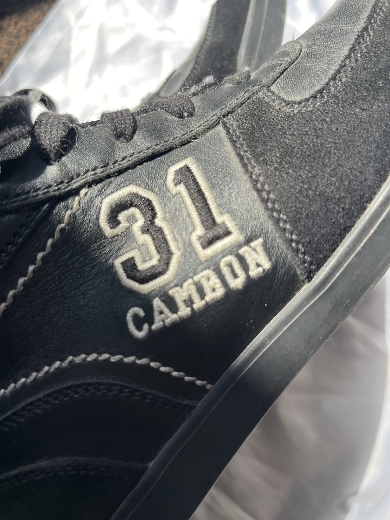 Высокие кеды Chanel Cambon, кожа и замша — фото 9