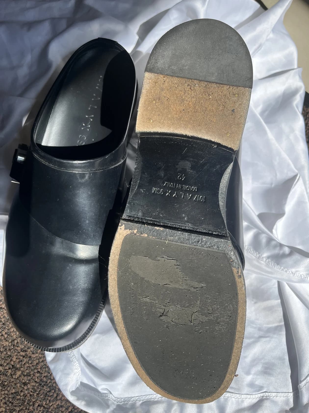 Сабо 1017 ALYX 9SM из кожи — фото 5