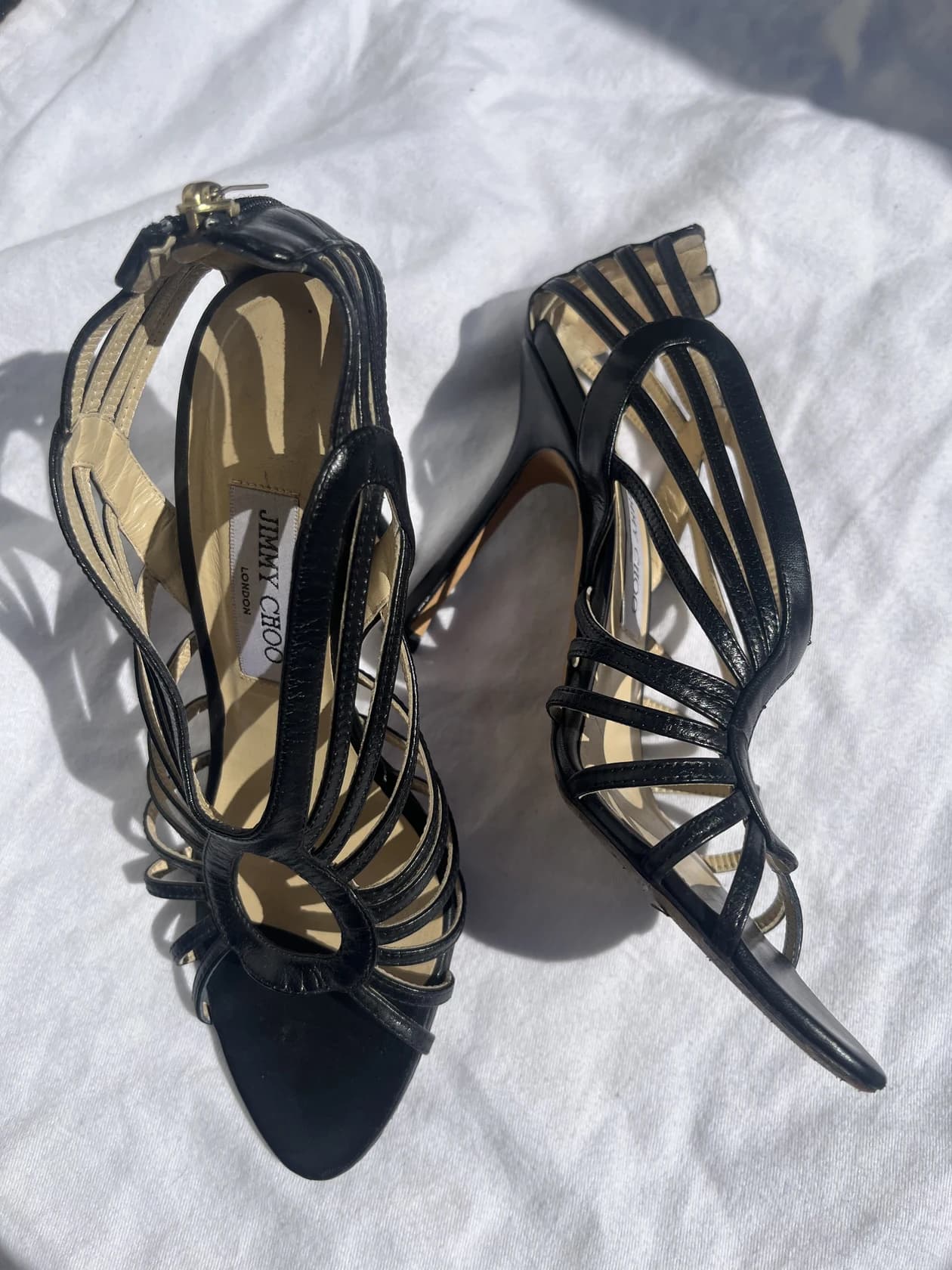 Босоножки Jimmy Choo из кожи — фото 2