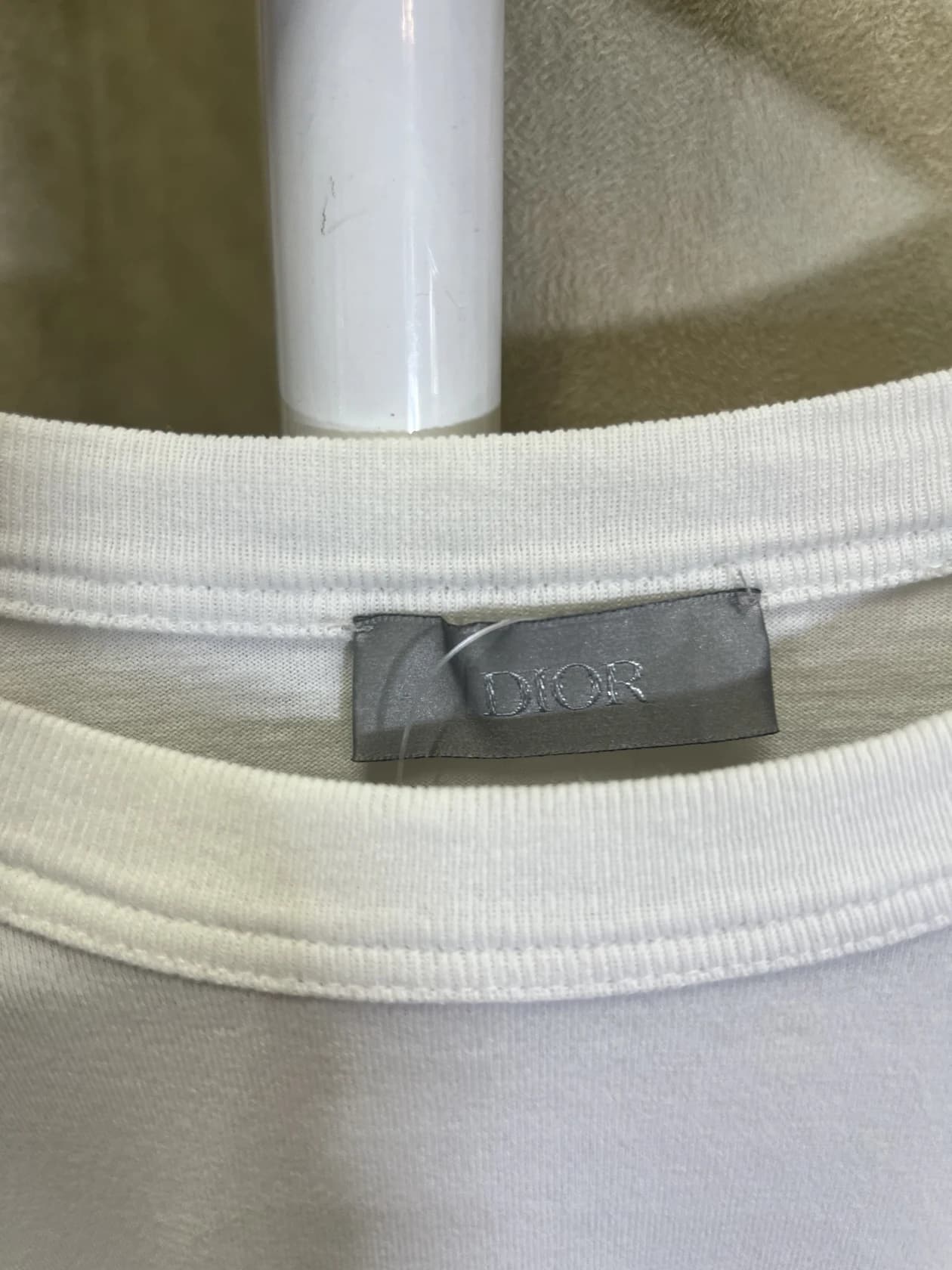 Футболка Christian Dior из тонкого хлопка, унисекс — фото 3