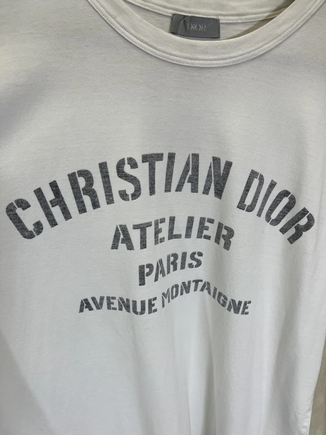 Футболка Christian Dior из тонкого хлопка, унисекс — фото 4