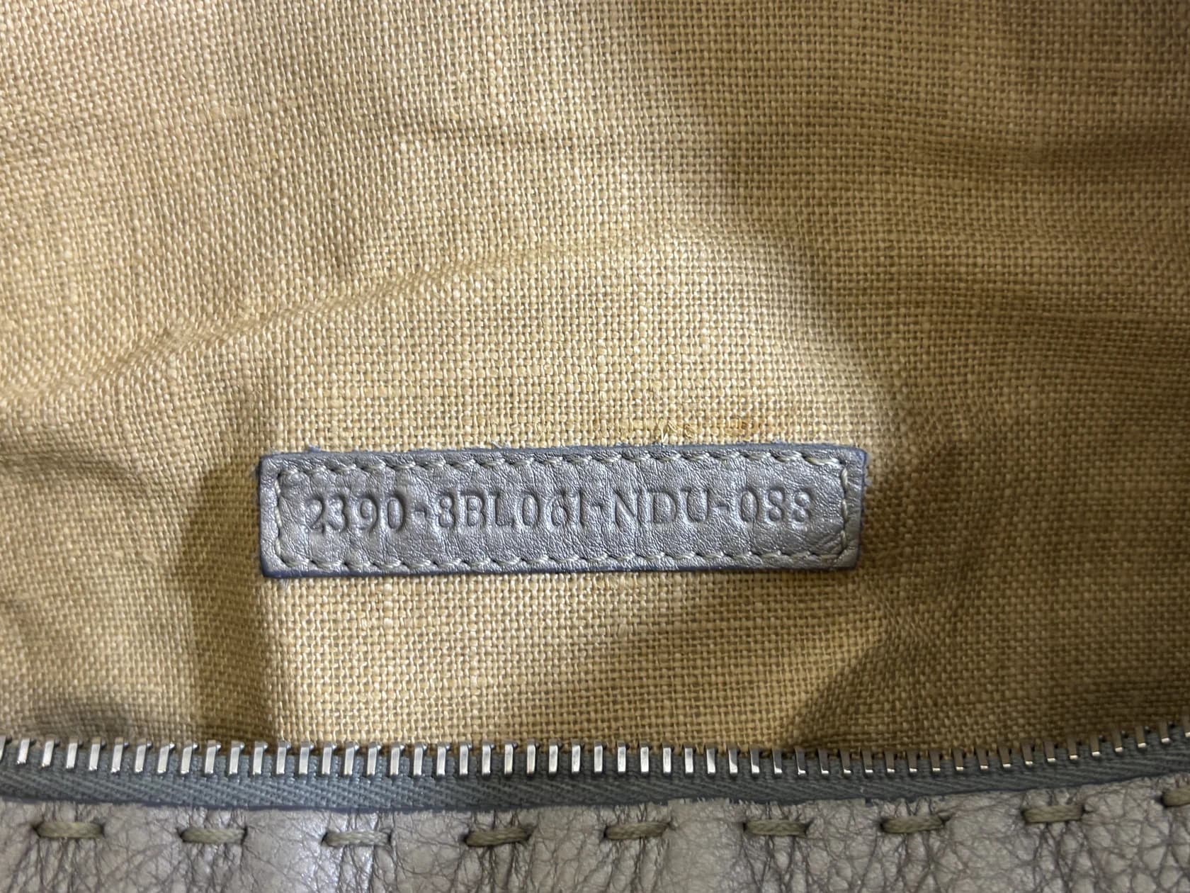 Сумка Fendi Selleria Linda Boston Bag, серебро 925 — фото 5