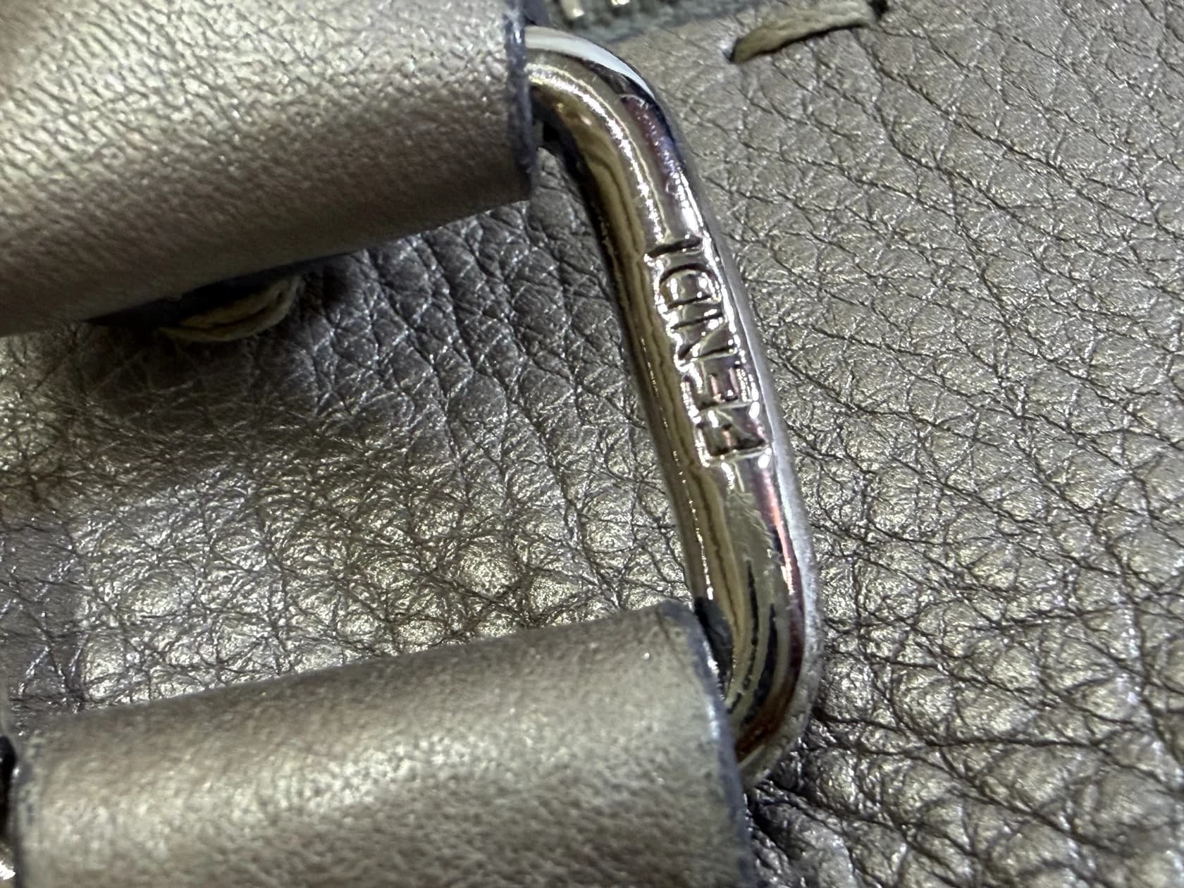 Сумка Fendi Selleria Linda Boston Bag, серебро 925 — фото 9