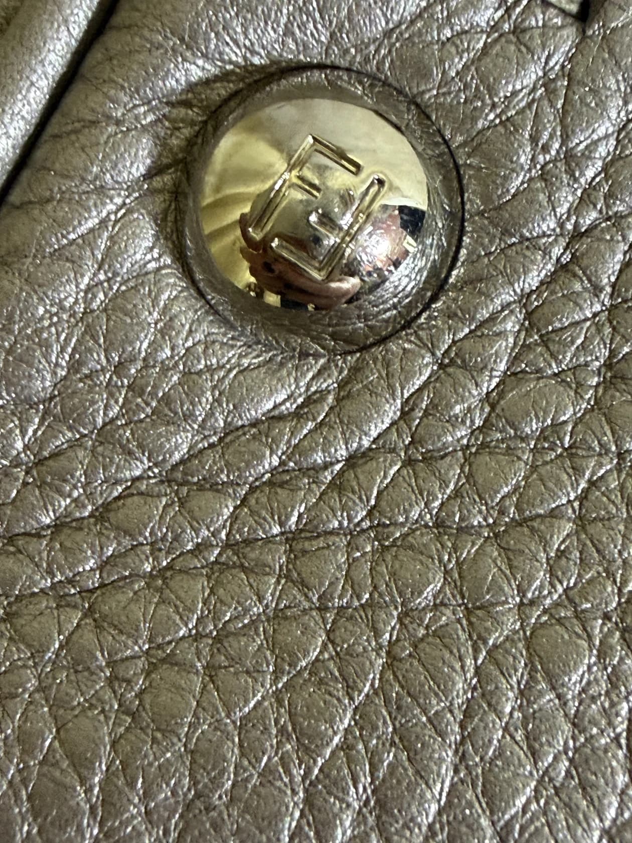 Сумка Fendi Selleria Linda Boston Bag, серебро 925 — фото 13