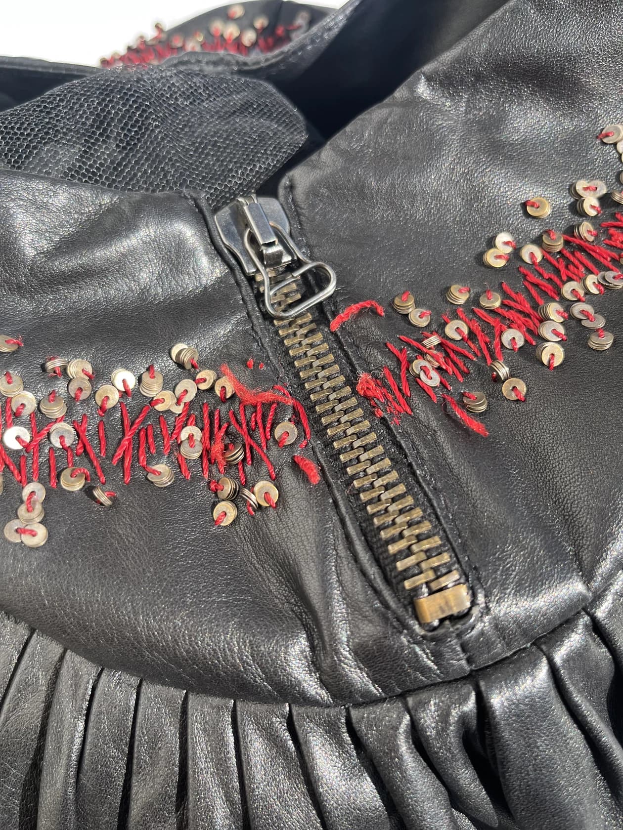 Подиумная юбка Balmain f/w 2008 год — фото 7