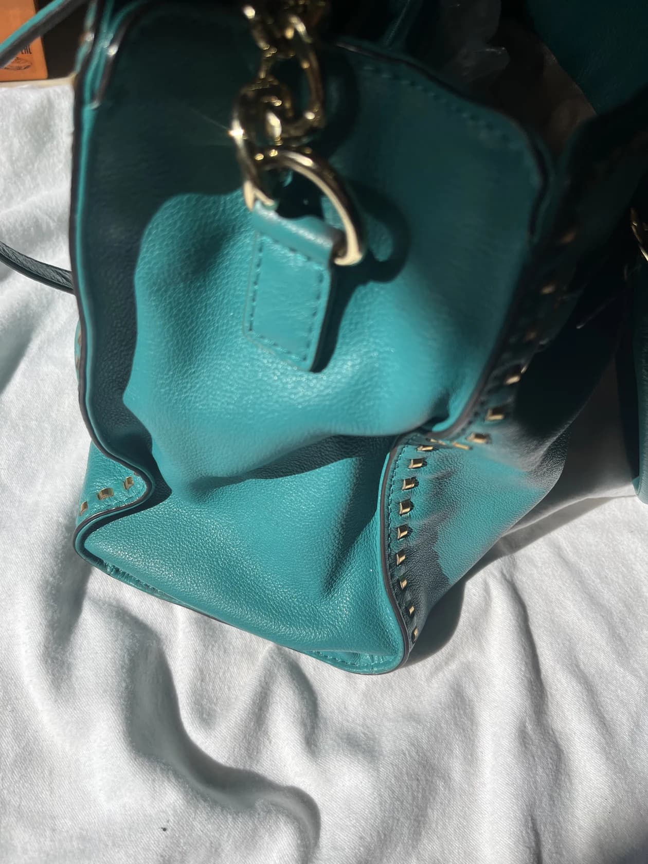 Кожаная сумка Michael Kors с двумя вариантами ношения — фото 6
