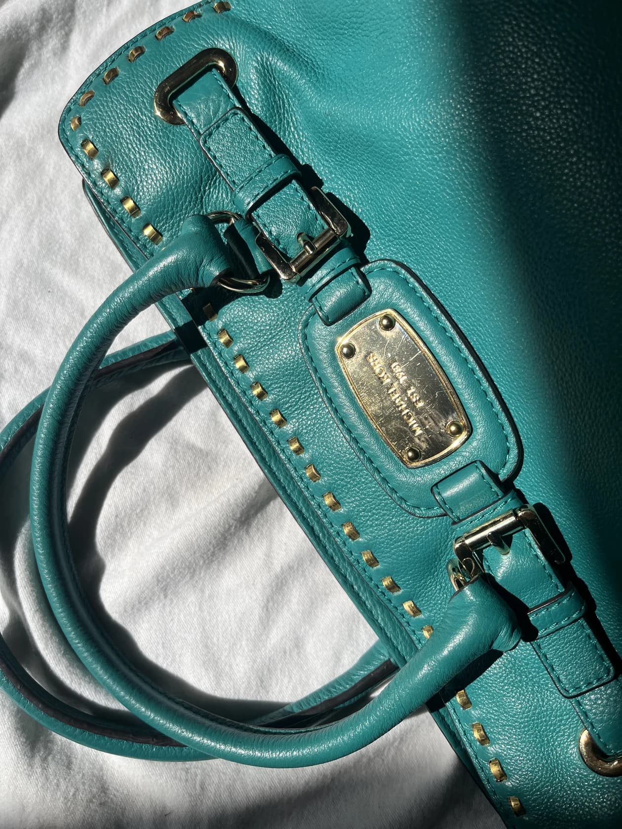 Кожаная сумка Michael Kors с двумя вариантами ношения — фото 8